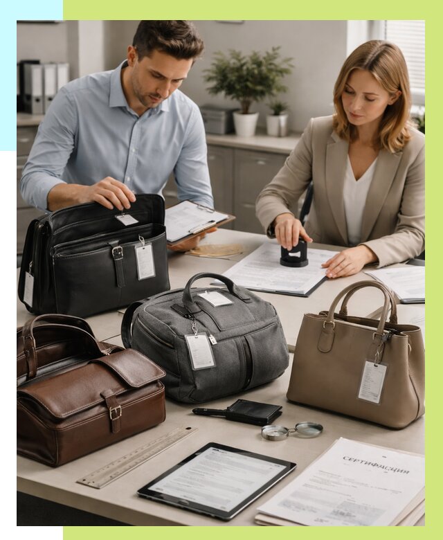 Сертификация сумок в Ставрополе от 7788 руб. | Алешин-Ств