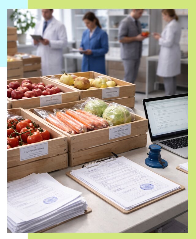 Сертификация овощей и фруктов в Ставрополе от 8826 р. | Алешин-Ств