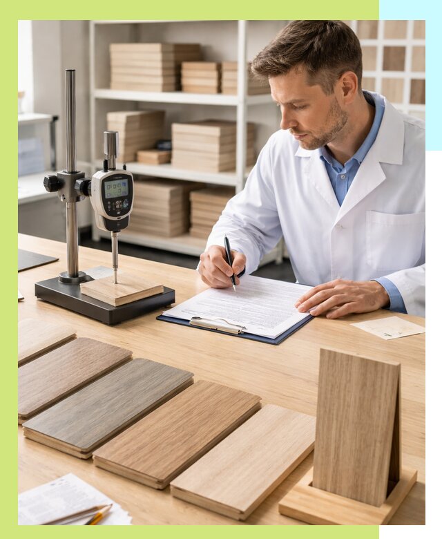 Сертификация ламината с испытаниями и оформлением документов в Ставрополе