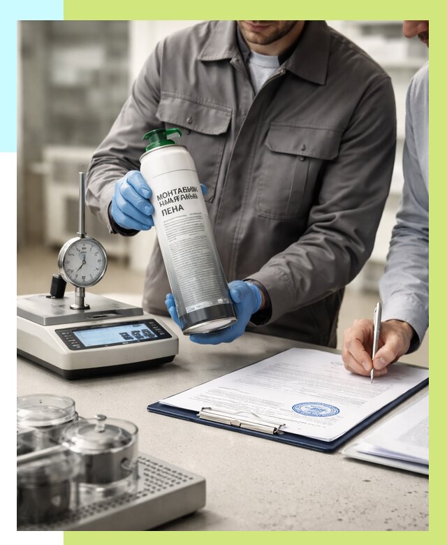 Сертификация монтажной пены в Ставрополе от 15576 р. | Алешин-Ств