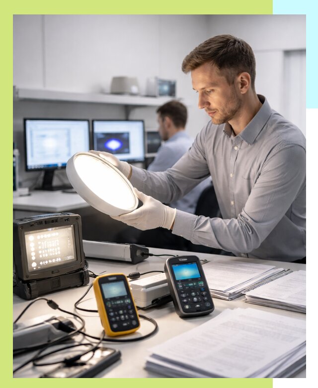 Сертификация светильников в Ставрополе: испытания и оформление