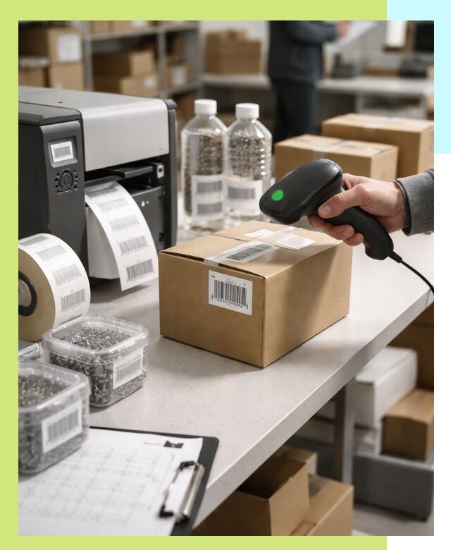 Штрихкодирование продукции и маркировка для продажи в Ставрополе