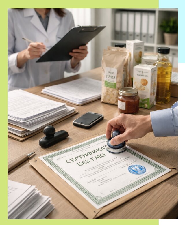 Получение сертификата Без ГМО для продукции в Ставрополе
