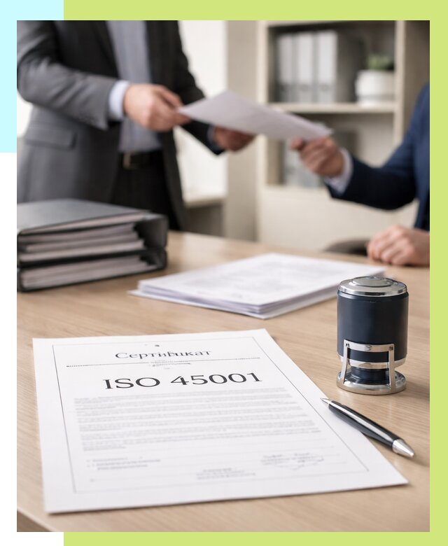Сертификат ISO 45001 в Ставрополе под ключ от 46728 р. | Алешин-Ств